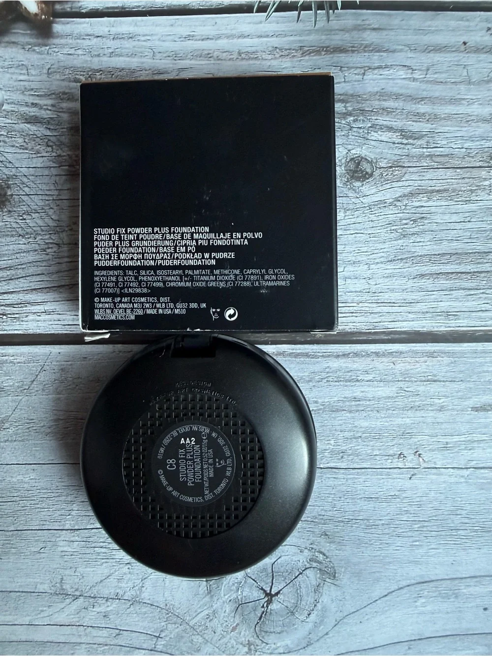 C8 ~ MAC Studio Fix Powder Plus Foundation Full Size 15g Original Formula NIB